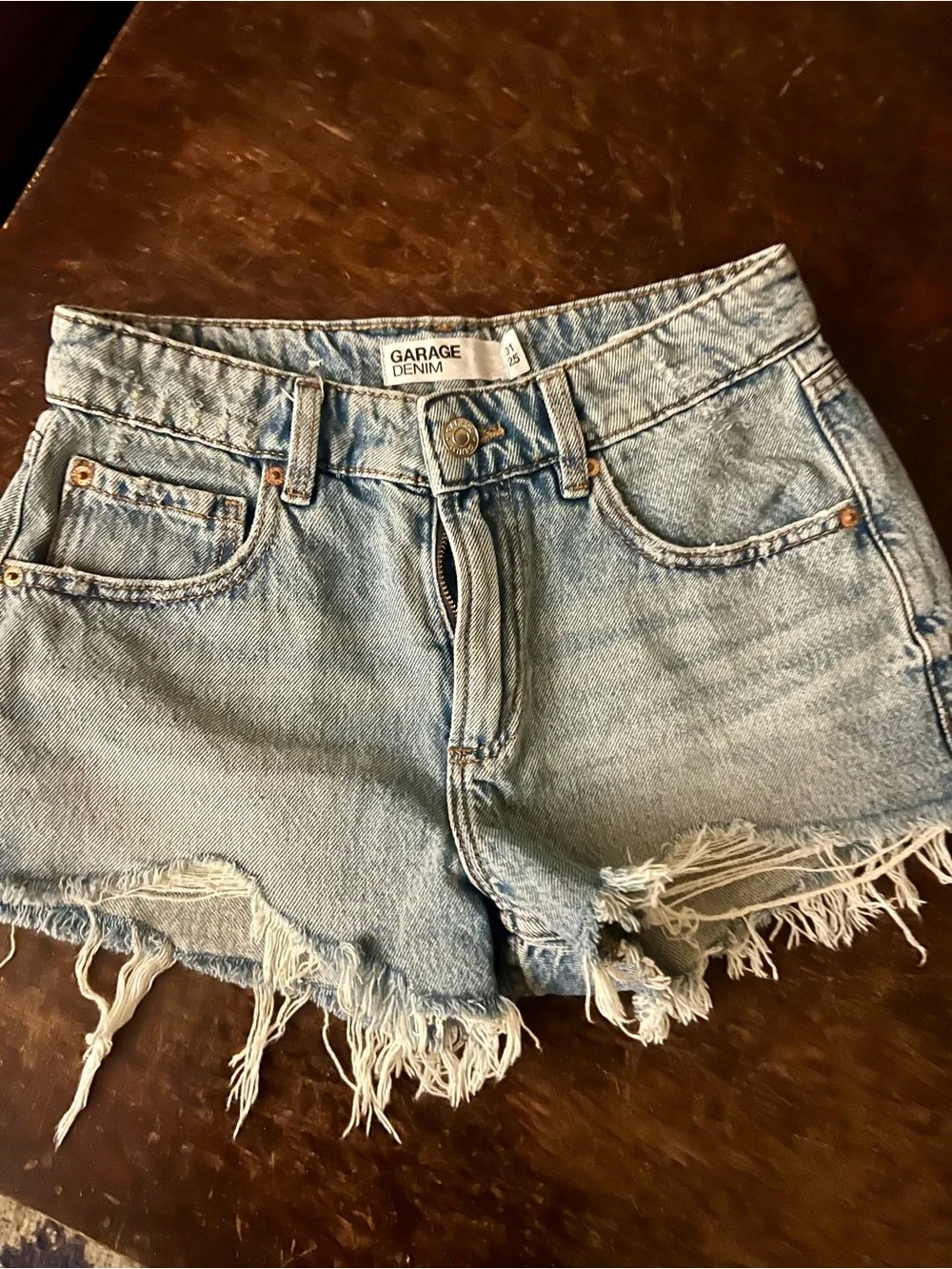 Garage Festival Denim Shorts -EUC💙